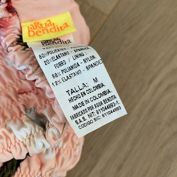 Revolve Sold Out Floral Koharu Off The Shoulder Agua Bandita Celia Bikini Set - Picture 5 of 5